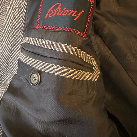 Brioni 100% VICUNA Gray  coat overcoat VOLGA - Picture 4 of 8